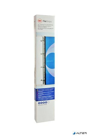 Lefűző csík, A4, PVC, spirálozáshoz, GBC "File Strips"