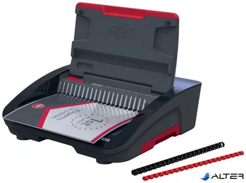 Spirálozógép, műanyag spirálkötéshez, elektromos, 390 lap, GBC "CombBind CB25E"