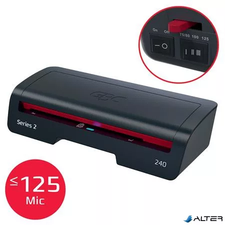 Laminálógép, A4, 75-125 mikron, GBC "240 Home Office"