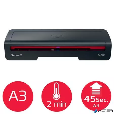 Laminálógép, A3, 75-125 mikron, GBC "240HS Home Office"