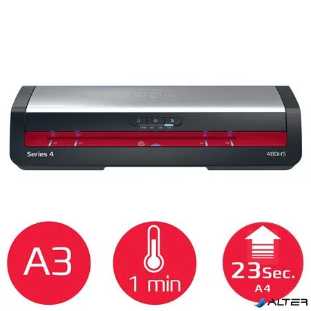 Laminálógép, A3, 75-175 mikron, GBC "480HS Office"