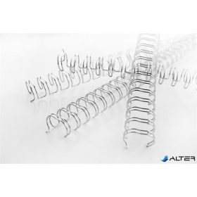   Spirál, fém, 3:1, 6 mm, 55 lap, GBC 'WireBind', ezüst