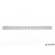 Spirál, fém, 3:1, 8 mm, 70 lap, GBC "WireBind", fekete