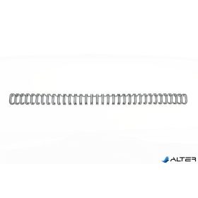   Spirál, fém, 3:1, 9,5 mm, 85 lap, GBC "WireBind", fekete