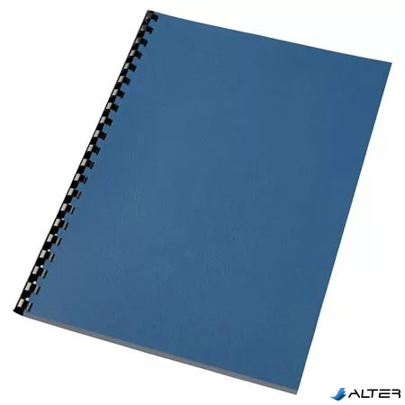 Hátlap, A4, 250 g, bőr mintázat, GBC 'LeatherGrain', kék