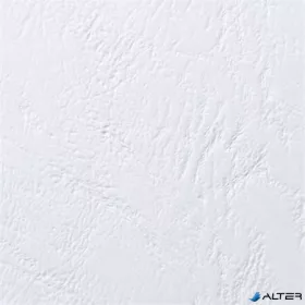   Hátlap, A4, 250 g, bőr mintázat, GBC "LeatherGrain", fehér