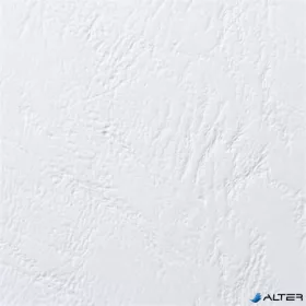   Hátlap, A4, 250 g, bőr mintázat, GBC "LeatherGrain", fehér