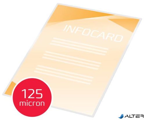 Meleglamináló fólia, 125 mikron, A7, GBC