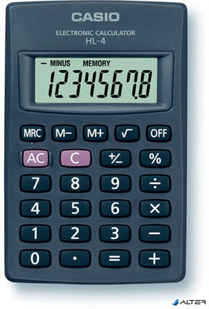 Zsebszámológép, 8 számjegy, CASIO "HL-4T"