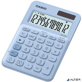   Számológép, asztali, 12 számjegy, CASIO, 'MS 20 UC', világoskék