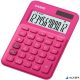 Számológép, asztali, 12 számjegy, CASIO, "MS 20 UC", magenta