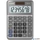 Számológép, asztali, 8 számjegy, CASIO "MS-80 F", szürke