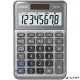 Számológép, asztali, 8 számjegy, CASIO "MS-80 F", szürke