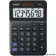 Számológép, asztali, 8 számjegy, CASIO "MS-8 F", fekete