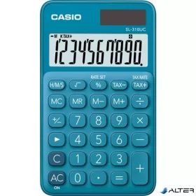   Zsebszámológép, 10 számjegy, CASIO "SL 310" kék