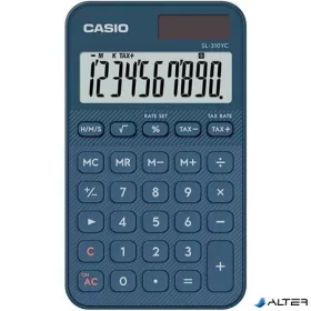   Zsebszámológép, 10 számjegy, CASIO "SL 310 YC" kék