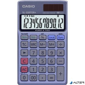   Zsebszámológép, 12 számjegy, CASIO 'SL 320 TER+'