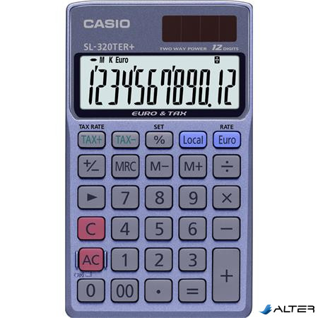 Zsebszámológép, 12 számjegy, CASIO "SL 320 TER+"