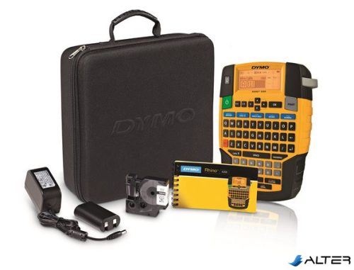 Elektromos feliratozógép, DYMO "Rhino 4200" készlet táskában