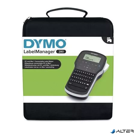 Elektromos feliratozógép, DYMO 'LM 280' készlet táskában