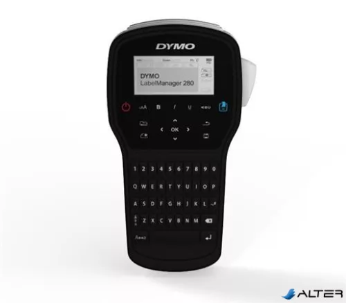 Elektromos feliratozógép, DYMO 'LM 280' készlet táskában