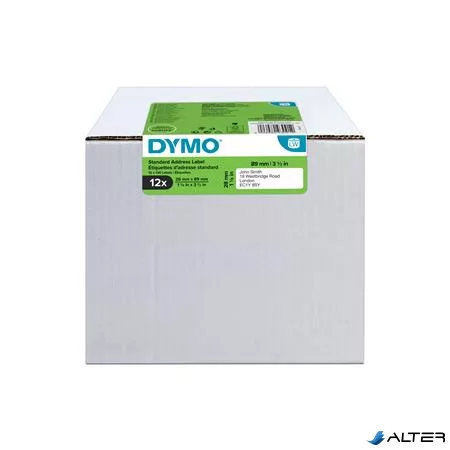 Etikett, LW nyomtatóhoz, 28x89 mm, 130 db etikett, DYMO