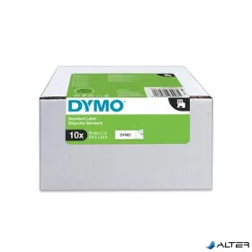   Feliratozógép szalag készlet, 19 mm x 7 m, DYMO "D1", fehér-fekete