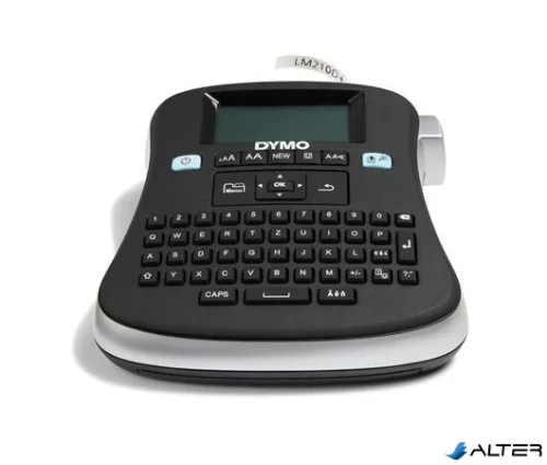 Elektromos feliratozógép, DYMO "LM 210D" készlet táskában