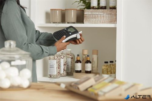 Elektromos feliratozógép, DYMO "LM 210D" készlet táskában