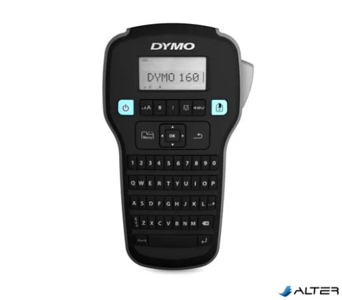 Elektromos feliratozógép, DYMO "LM 160", fekete, + 3 db D1 szalag