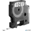 Feliratozógép szalag, 9 mm x 7 m, DYMO "D1", fehér-fekete