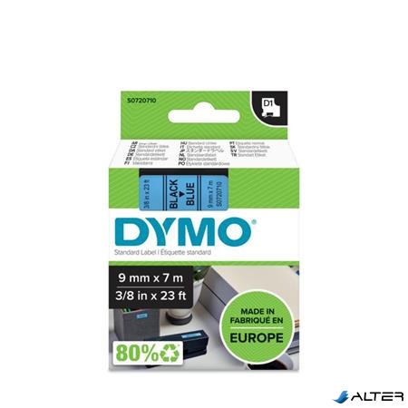Feliratozógép szalag, 9 mm x 7 m, DYMO "D1", kék-fekete