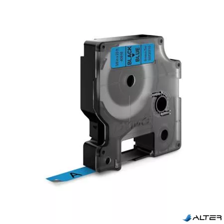 Feliratozógép szalag, 9 mm x 7 m, DYMO 'D1', kék-fekete