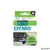 Feliratozógép szalag, 9 mm x 7 m, DYMO "D1", zöld-fekete