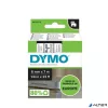 Feliratozógép szalag, 6 mm x 7 m, DYMO "D1", víztiszta-fekete