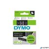 Feliratozógép szalag, 12 mm x 7 m, DYMO "D1", fekete-fehér