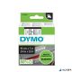 Feliratozógép szalag, 19 mm x 7 m, DYMO "D1", fehér-fekete