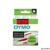 Feliratozógép szalag, 19 mm x 7 m, DYMO "D1", piros-fekete