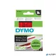 Feliratozógép szalag, 19 mm x 7 m, DYMO "D1", piros-fekete