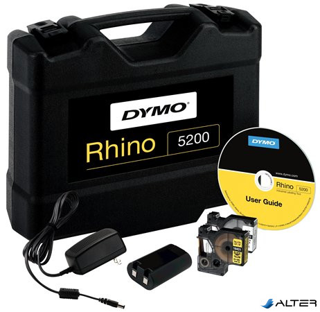 Elektromos feliratozógép, DYMO 'Rhino 5200' készlet táskában