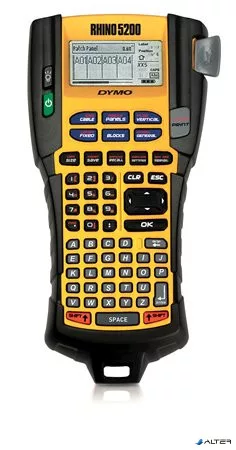Elektromos feliratozógép, DYMO 'Rhino 5200' készlet táskában