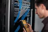 Elektromos feliratozógép, DYMO "Rhino 5200" készlet táskában