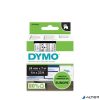 Feliratozógép szalag, 24 mm x 7 m, DYMO "D1", víztiszta-fekete