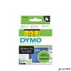 Feliratozógép szalag, 24 mm x 7 m, DYMO "D1", sárga-fekete