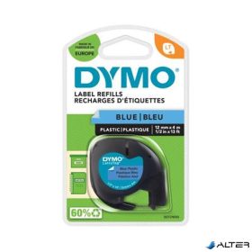   Feliratozógép szalag, 12 mm x 4 m, DYMO 'Letratag', kék