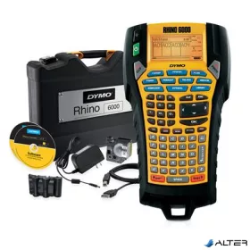   Elektromos feliratozógép, DYMO "Rhino 6000" készlet táskában