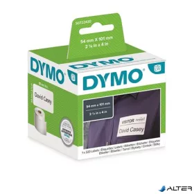 Etikett, LW nyomtatóhoz, 54x101 mm, 220 db etikett, DYMO