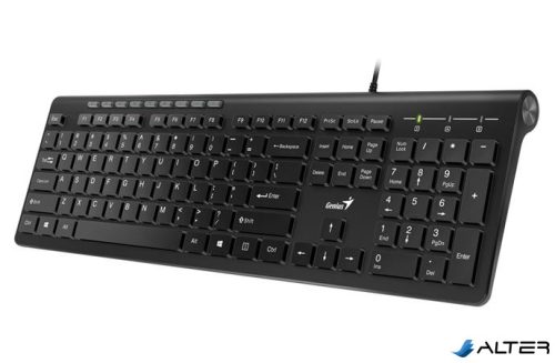 Billentyűzet, vezetékes, USB, HUN, GENIUS "Slimstar 230 II"