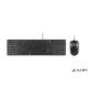 Egér- és billentyűzet készlet, vezetékes, USB, HUN,GENIUS "Slimstar C126", fekete