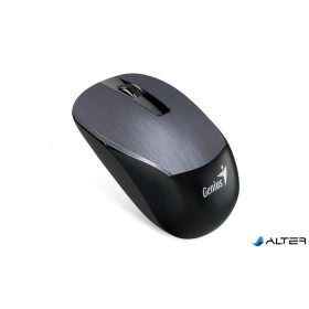   Egér, vezeték nélküli, optikai, normál méret, GENIUS "NX-7015" acél szürke